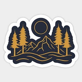 Wilderness - Golden Version Sticker